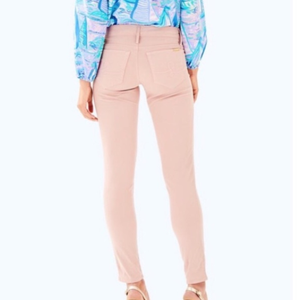 ✨HP💫 NWT Lilly Pulitzer Mauve Worth Skinny Pants - Picture 2 of 5